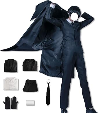 Dazai Osamu Nakahara Yosano Cosplay Costume Uniform Outfit Halloween Christmas for Adult Mens Ladies Full Set