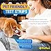 PetTest Blood Glucose Test Strips, Easy Open for Use with a Glucometer Monitor for Dogs & Cats, sterilized and Individually Sealed, 50 Pieces
