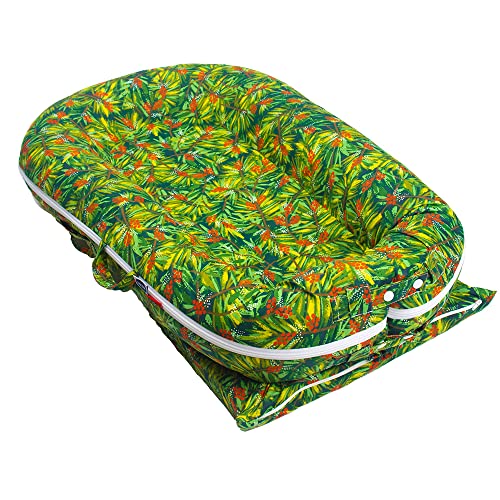 Image of MEXXI Baby Lounger Replacement Cover | Premium Quality Extra Cover | Hypoallergenic | [Fits Dockatot Deluxe+ Docks] (Cover Only) (Jungle)