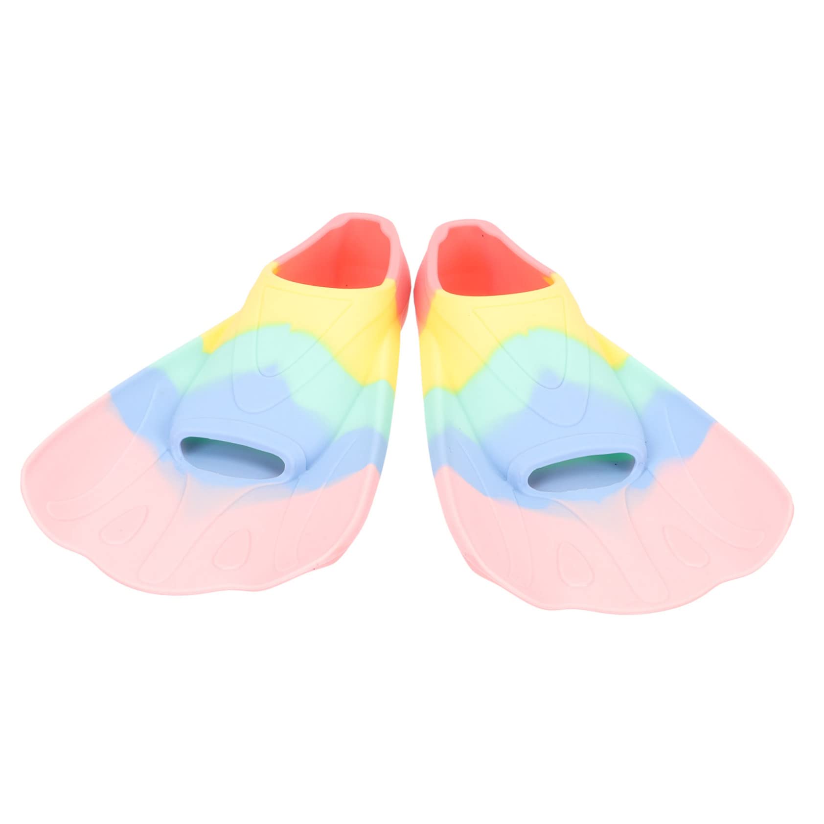 UKCOCO 1Pair Swimming Training Fins Flexible Blades Flippers for Comfortable and Lightweight for Sea Pool Activities for Boys
