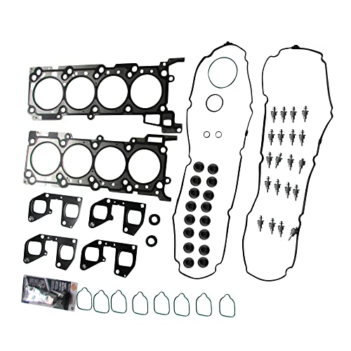 Image of Partsflow Multiple Layers Steel (MLS) Head Gasket Set Compatible With Ford E-350 2017-2019, F-150 2010-2014, F-250 2011-2020, F-350 Super Duty 2011-2020 6.2L V8 VIN inch6 inch