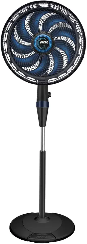 Ventilador de Coluna Arno X-TREME 9 40cm com função Repelente Líquido VE9R, 160W, 9 Pás, 3 Velocidades, Função Repelente, Oscilação 80º, Altura Ajustável de até 1,5m, 220V
