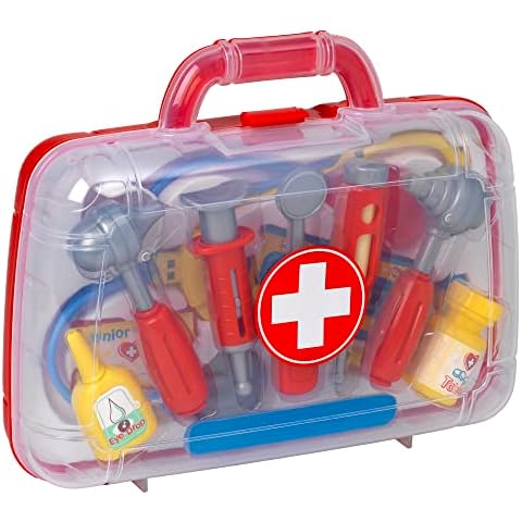 Children's Doctor Medical Carry Case from Peterkin: The perfect doctor’s carry case for your little ones on the go | Roleplay Toys | Age 3 Years + Cover