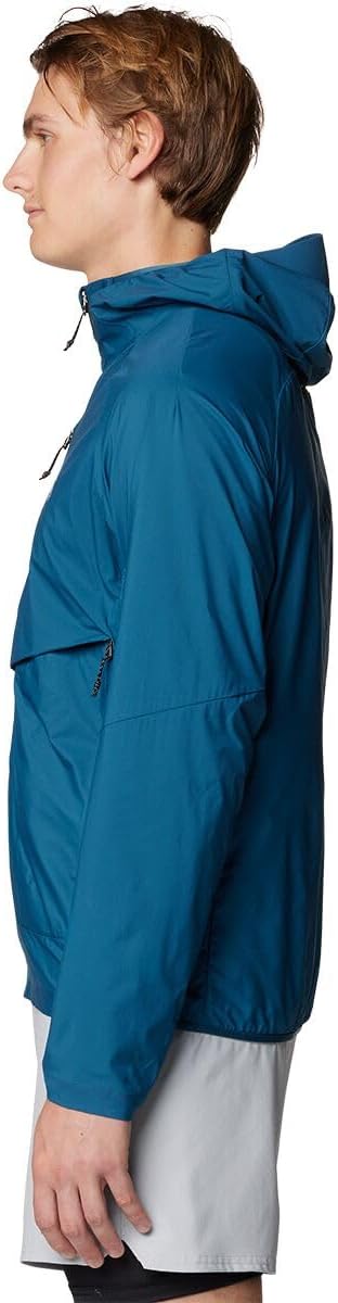 Mountain Hardwear, Kor AirShell Hybrid Hooded Jacket - Men's, Dark Caspian, L - Image 3