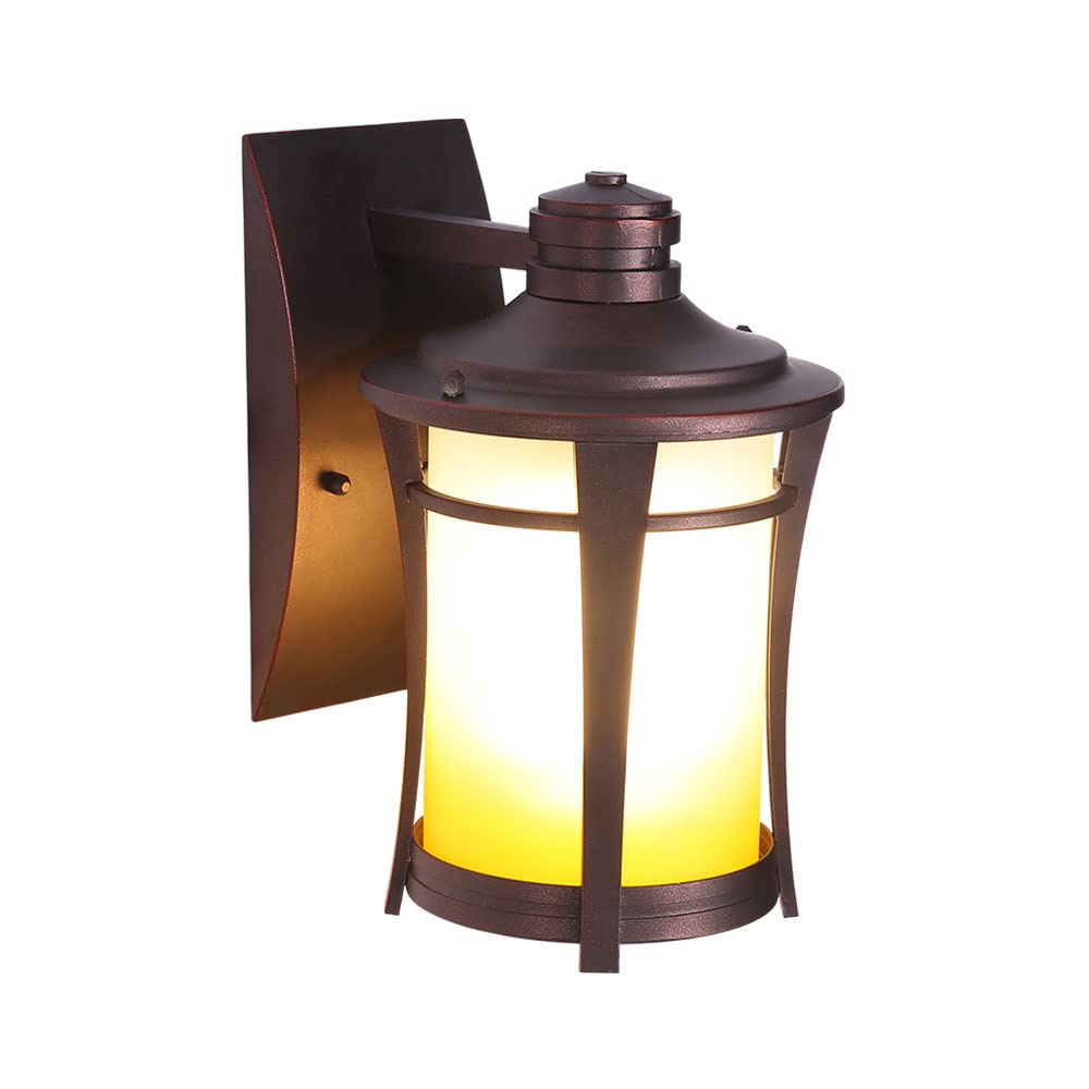 Lanterne murale extérieure en verre vintage pour sublimer l'ambiance du jardin
