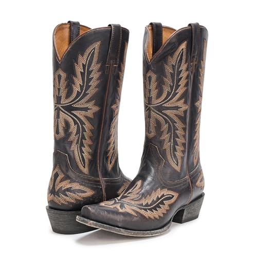 ARIAT ARIAT Men's Ryman Western Boot, Old West Black, 11 Wide