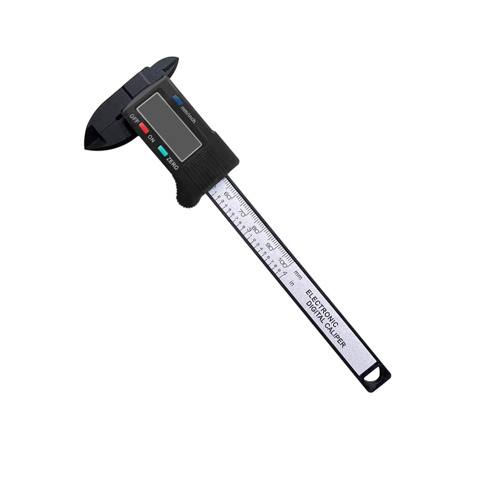 Gqnblvhzupdm 100Mm Micrometer 150Mm Electronic Digital Caliper Carbon Fiber Dial Vernier Gauge Micrometer Measuring Tool Ruler(100Mm)