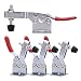 Hardtech1 4PCS Antislip Red Horizontal Quick Release Hold Down Toggle Clamps Latch Heavy Duty Latch Hand Tool 220lbs