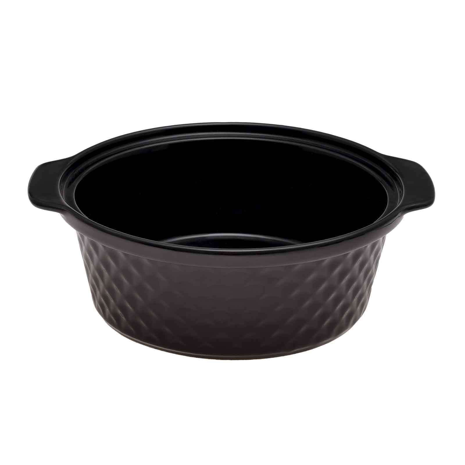 4BIG.fun Speisewärmer aus Keramik 2,3 L Chafing Dish Buffet-Set Keramik-Chafer Buffetwärmer Warmhaltebehälter Speisenwärmer Wärmebehälter