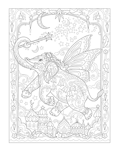 Creative Haven Enchanted Coloring Book (Adult Coloring Books: Fantasy) - Image 10