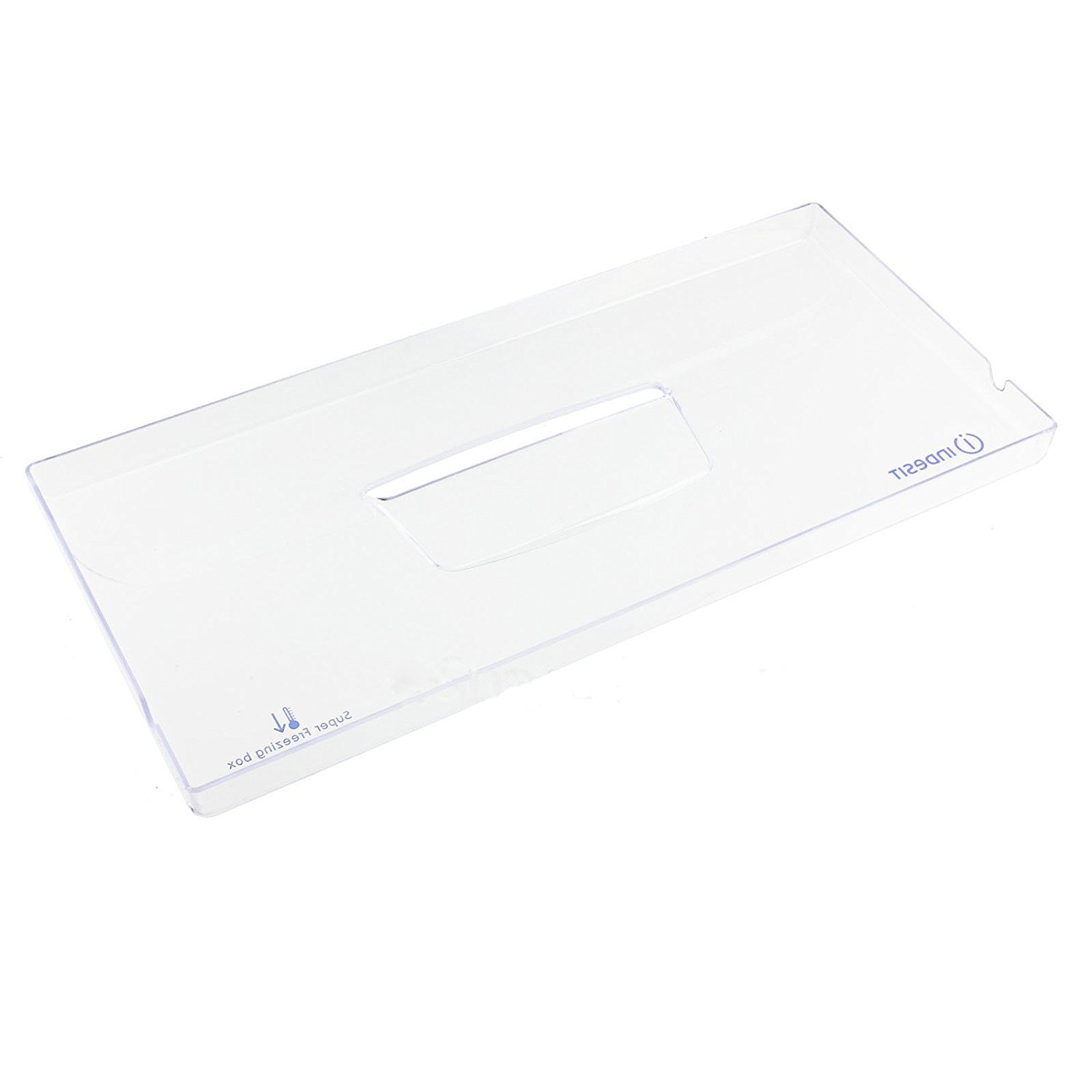 Indesit - Mensola in vetro per frigorifero, congelatore, 478 mm x 305 mm x 4 mm