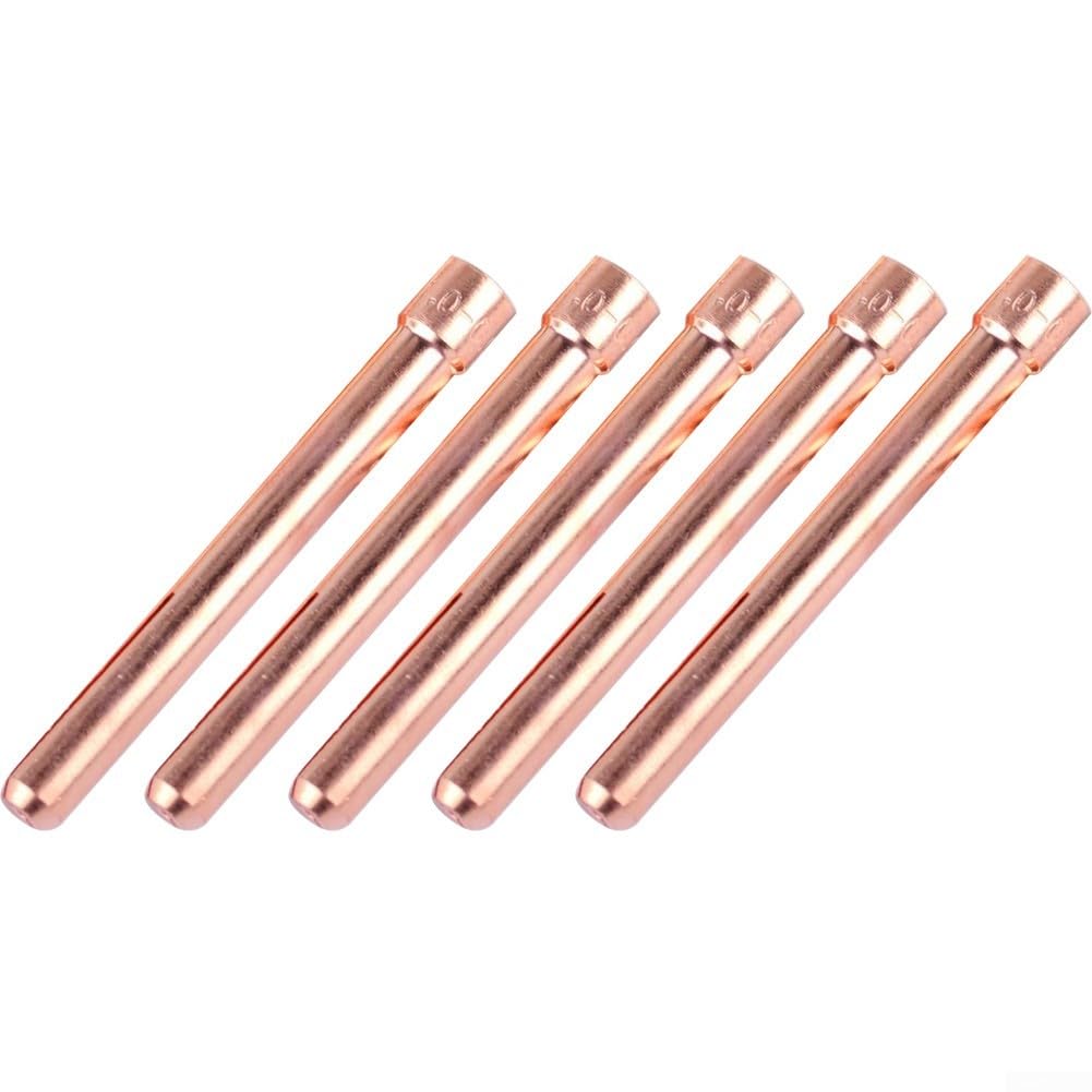 Tig - Boquilla de antorcha para WP17 WP18, portabrocas de electrodo para soldadura WP17 WP18 WP26, pinza de antorcha de soldadura TIG para electrodo (2,0 mm 0,08 pulgadas)