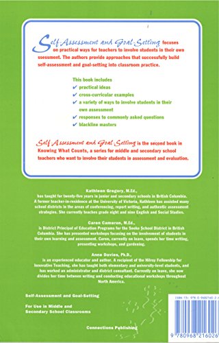 Self-assessment and Goal-setting 0968216021 Book Cover