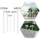 Evemodel 5 STK. Strassenlampen Gartenlampen Spielfeld Fußballplatz Leuchte Lampen 00 / H0 LSL05-5-EU