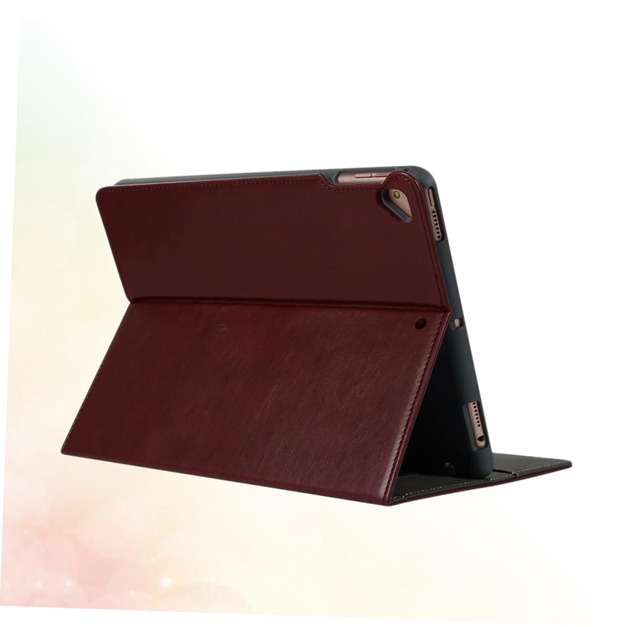 DOITOOL Custodia in Pu per Tablet Rosso Scuro con Protezione Antigraffio e Fori Precisi