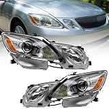 LEAVAN Factory HID/AFS Projector Headlight Fit For 2006-2011 Lexus GS300 GS350 (Driver and Passenger Side)