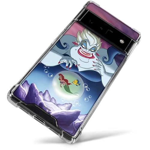 Skinit Clear Phone Case For Google Pixel 6 Pro - Officially Licensed Disney Ursula Ariel And Flounder Design #TOP1