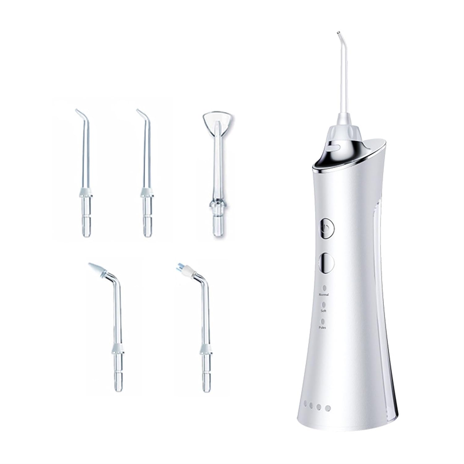 Cordless Advanced Water Flosser for Teeth Gums Braces Water Flosser with 5 Nozzles Rechargeable Waterproof Teeth Cleaner for