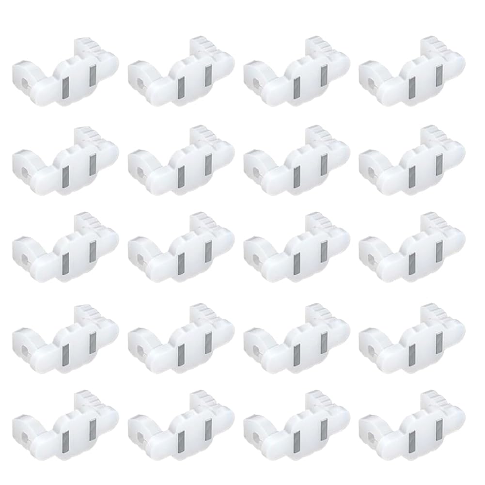 Osmond Light 20Pack Strong Magnetic Christmas Clips Roof For C9 Socket, Roof Outdoor Outside Xmas String Rope Siding Fence