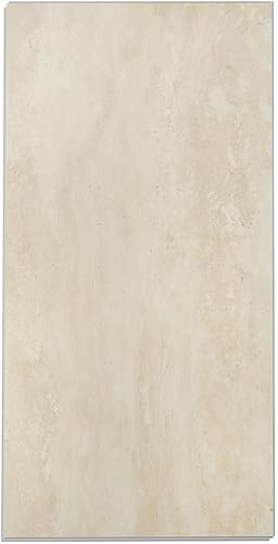 Miniatura 3 de Lucida Surfaces Azulejos de vinilo de lujo  Azulejos de aspecto de piedra  Pisos entrelazados  Apto para bricolaje  MaxCore Terra  6 x 12 pulgadas