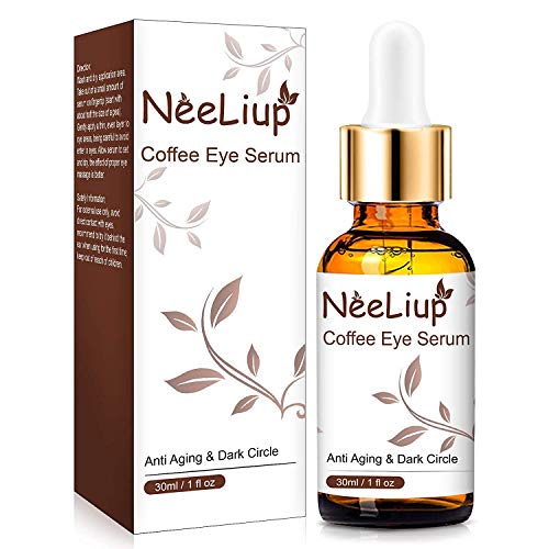 Under Eye Serum for Dark Circles and Puffiness, Eye Bag Treatment, Anti Aging & Wrinkles, Glycerin & Caffeine Eyes Serum for Men Women, Hydrating Eye Cream with Hyaluronic Acid for Fine Lines