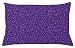 ABAKUHAUS Astratto Federa Fodera Cuscino, Irregolare del Modello di Puntini, Copricuscino Quadrato Decorativo, 65 cm x 40 cm, Scuro Lavanda e Multicolore