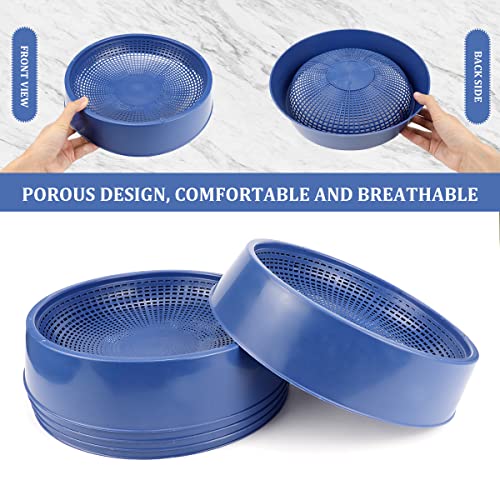 Image of 5 Pcs Plastic Pigeon Nest Bird Nest Bowls Pigeon Nest Bowl Breeding Hatching Nest for Pigeons Quails Breeding Hatching (Blue)