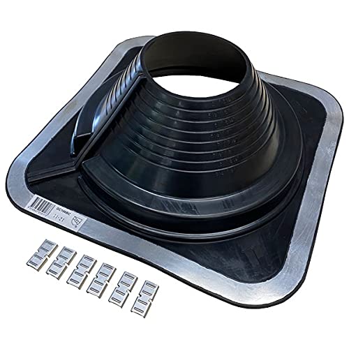 Dektite Combo Tubo de goma intermitente - Goma EPDM - Se adapta a tubos de 108-190 mm de diámetro Cover