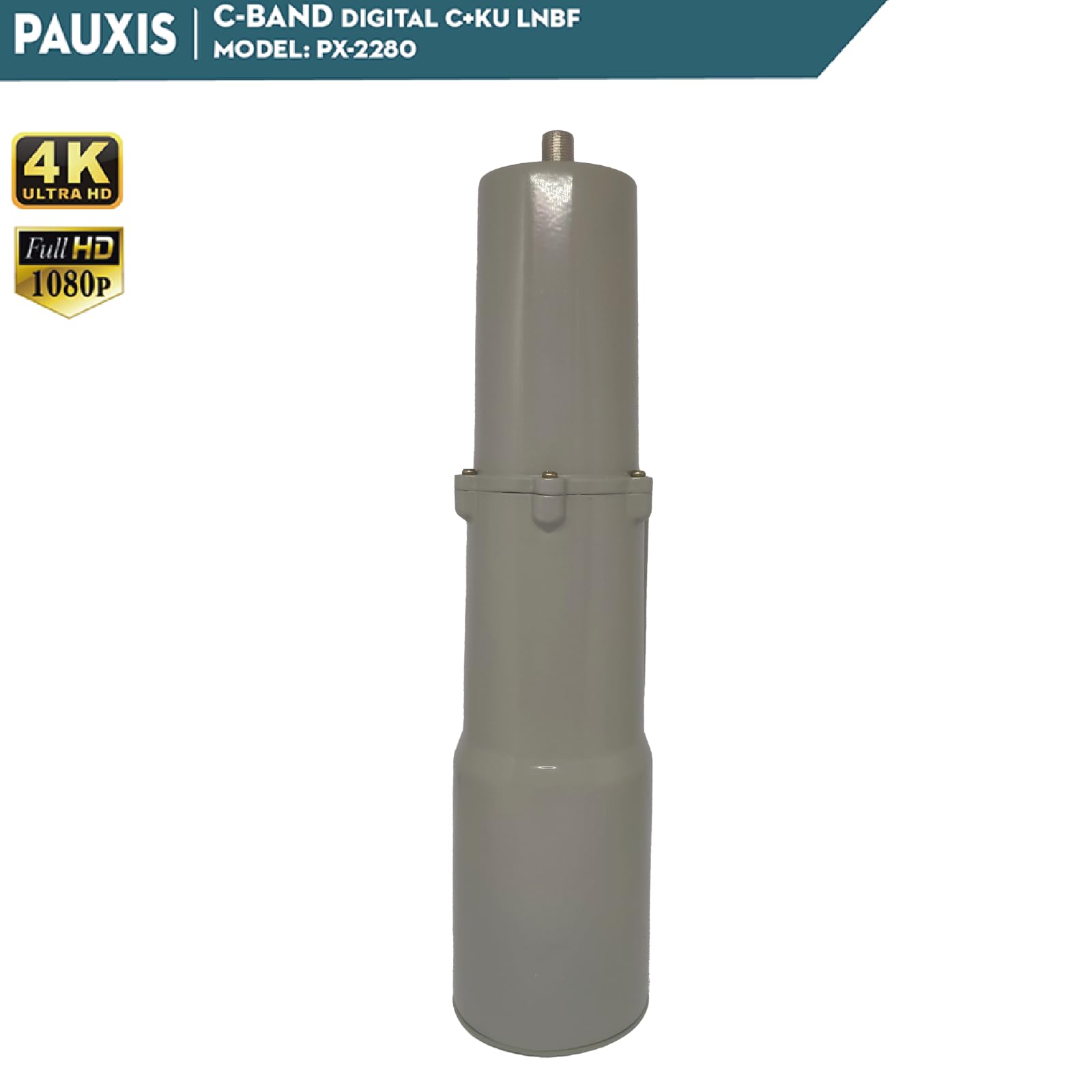 LNB C BAND AND KU BAND LNB ensemble pour TV satellite, bande C/KU double sortie LNBF, une antenne pour trois satellites, 3,4-4,2 G/10,7-12,75 GHz pour réception de télévision par satellite