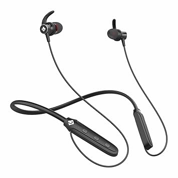 U & I Prime Shuffle 2 Wireless Bluetooth In Ear Neckband Headset with Mic (Black)