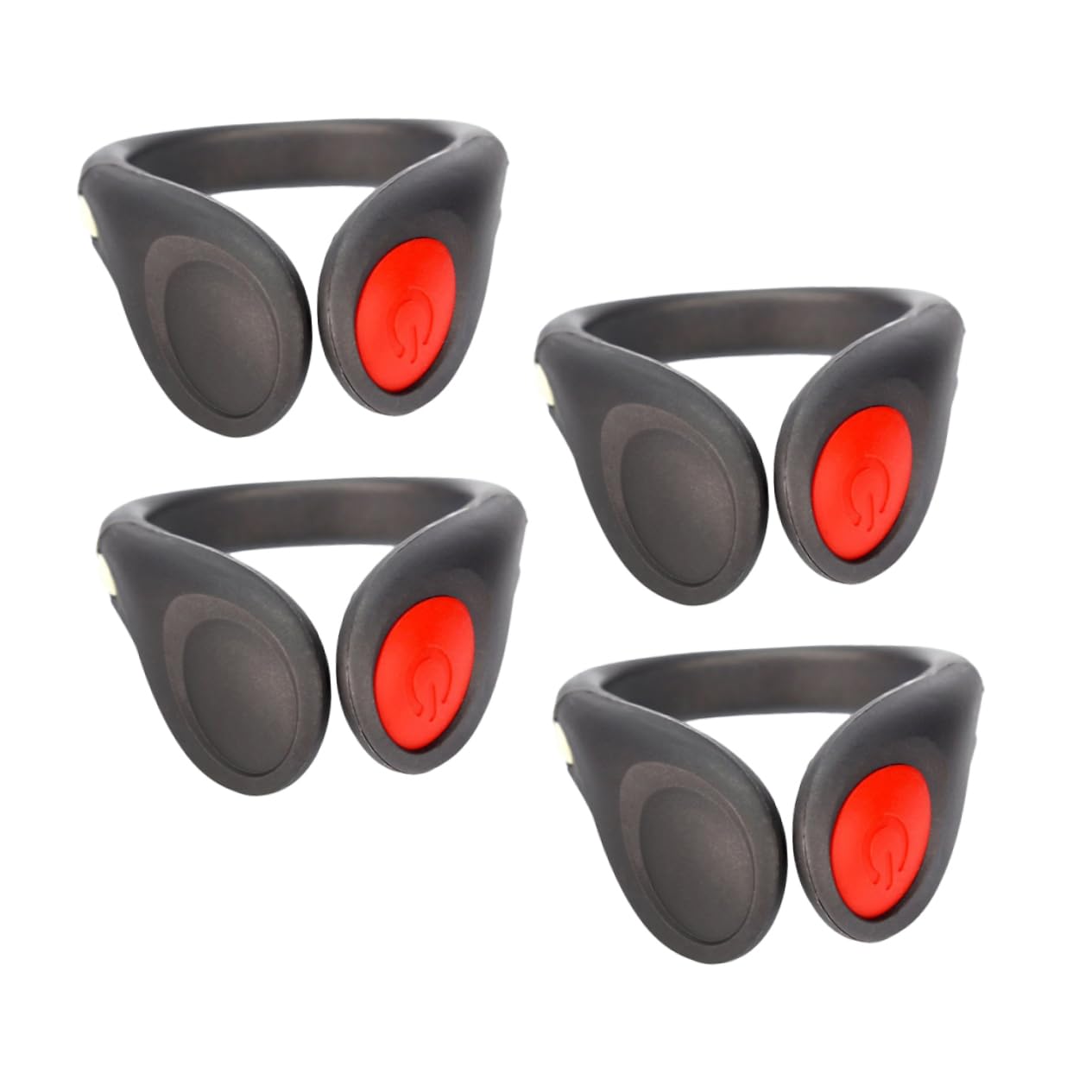 BESPORTBLE 3 Juegos De Luces Led con Clip para Zapatillas De Running Nocturnas con Clip para Corredores Y Caminantes Carcasa 4 Unidades X 3