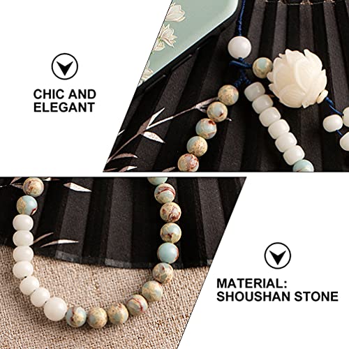 TEHAUX Cordão para celular, cordão retrô para celular chique, corrente antiperda de tecido, corda de