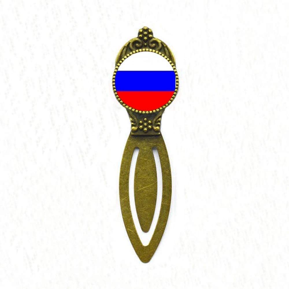 Marque-page Russie rétro en métal pour passionnés d'histoire