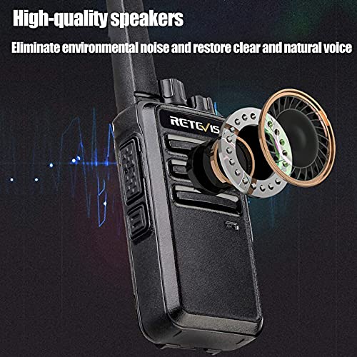 Retevis Rt68 Two Way Radios Long Range, Walkie Talkies For Adults Rechargeable With 5 Port Usb Charging Station, Portable Frs Two-Way Radios For Family Hunting Outdoors Hiking Road Trips(4 Pack) #TOP4