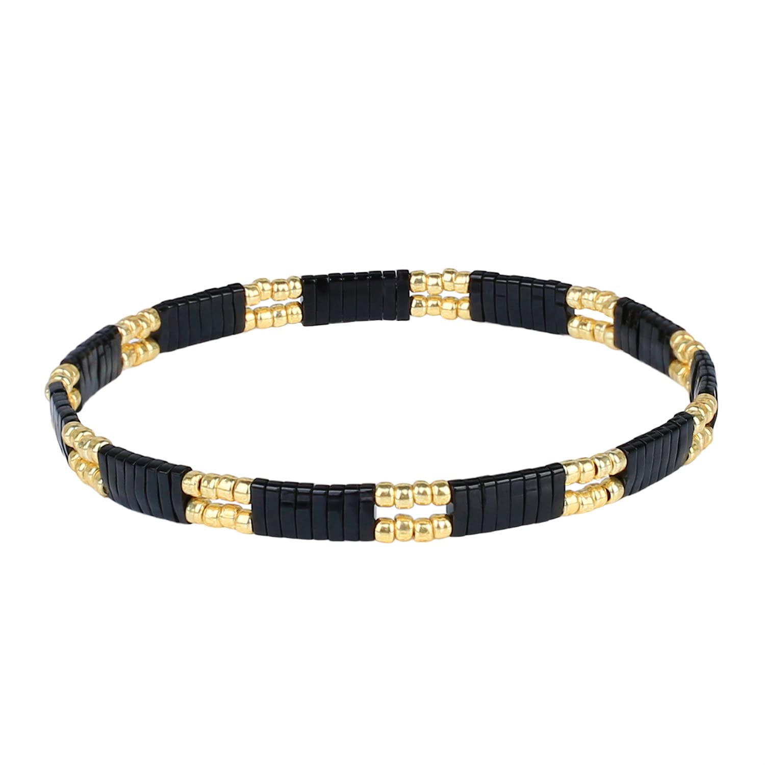 KELITCH Damen Freundschaftsarmbänder Perlen Strang Armbänder