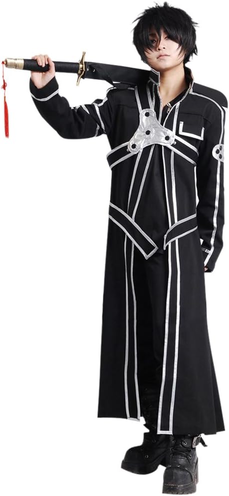 SAO Anime Sword Art Online Kirito Cosplay Costume