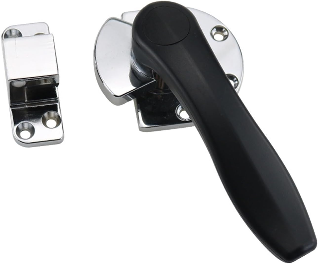 Zinc Alloy Refrigerated and Refrigerated Mechanical Equipment for Closed Rotation Door Handle 1Pcs(Left)