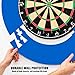 Jorzer Dartboard Surround EVA Round Darts Board Surround Ring Protective Dartboard Backboard Detachable Blue Darts Board Wall Protector for Home, Club, Bar.