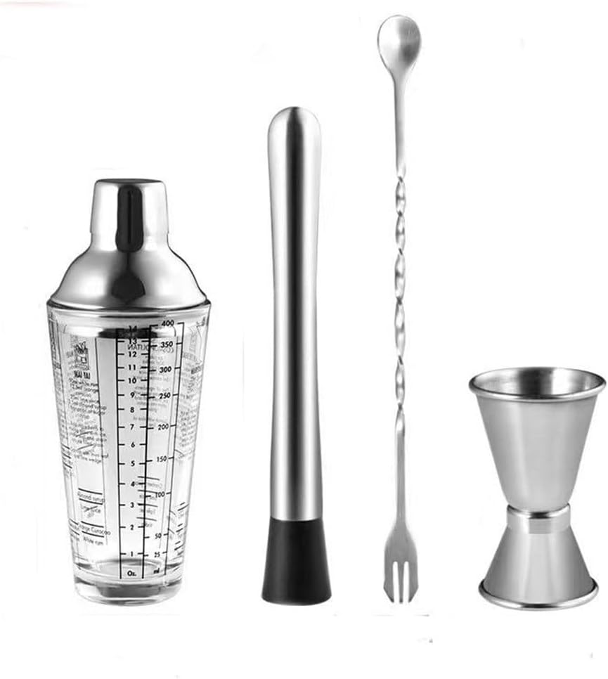 Glass Shaker Set Bar Gadgets Cocktail Bartender Three-piece
