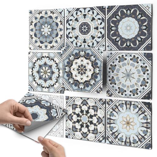 CREATISTO Fliesenaufkleber Fliesenfolie Mosaikfliesen -...