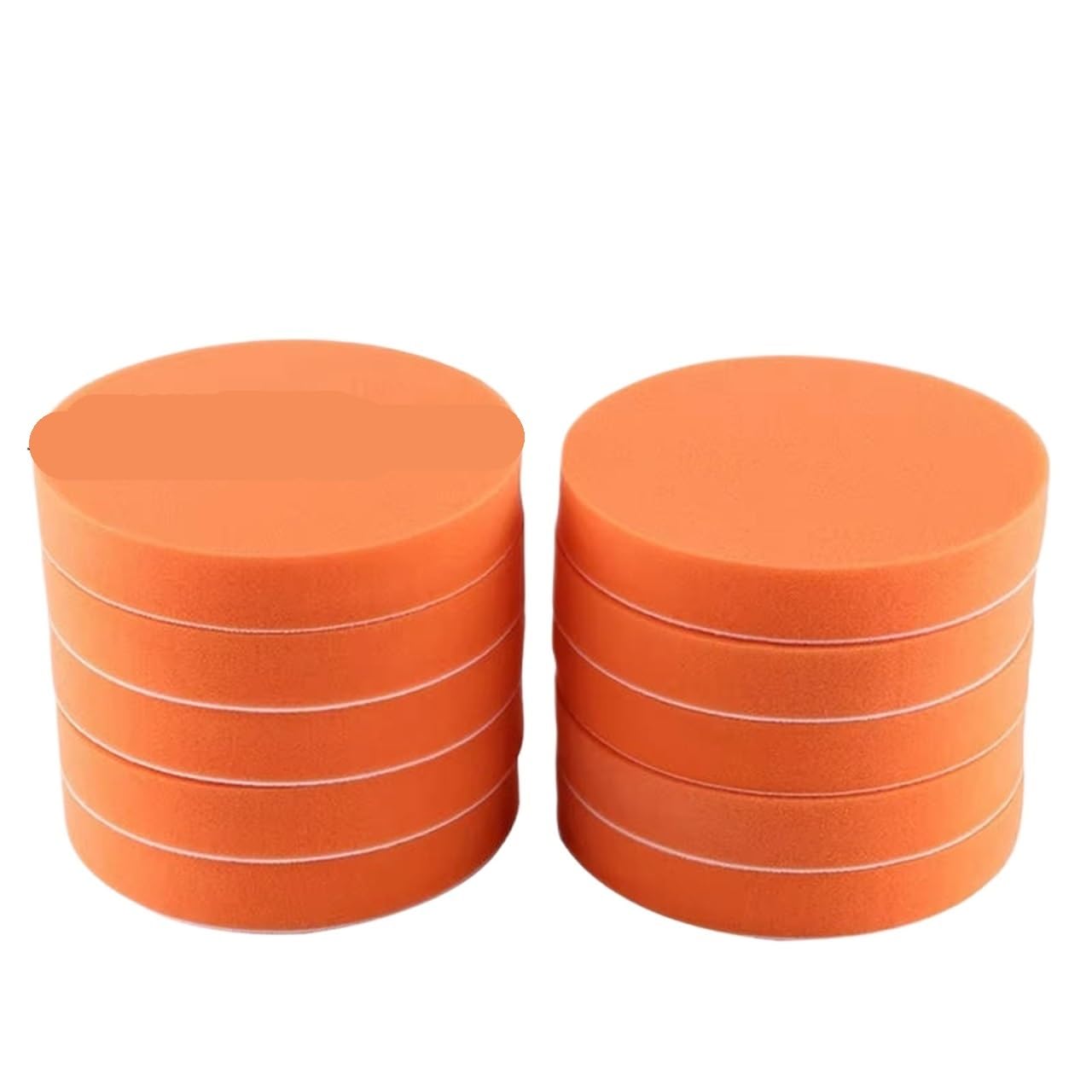 Polierschwämme 5/10 stücke 5 "/6" Auto Polieren Pads Flache Schaum Schwamm Wachsen Pad Kit Werkzeug for Polierer puffer(10pcs 6 inches)