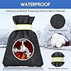 Outdoor Faucet Covers for Winter Freeze Protection, Hose Bib Covers for Winter 4 Pack, Outside Water Faucet Spigot Covers Winter Insulated 9.05" H X 6.89" W, Reusable Waterproof Faucet Sock #2