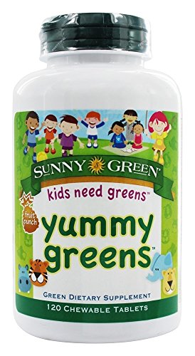 Yummy Greens Original Sunny Green 120 Chewable