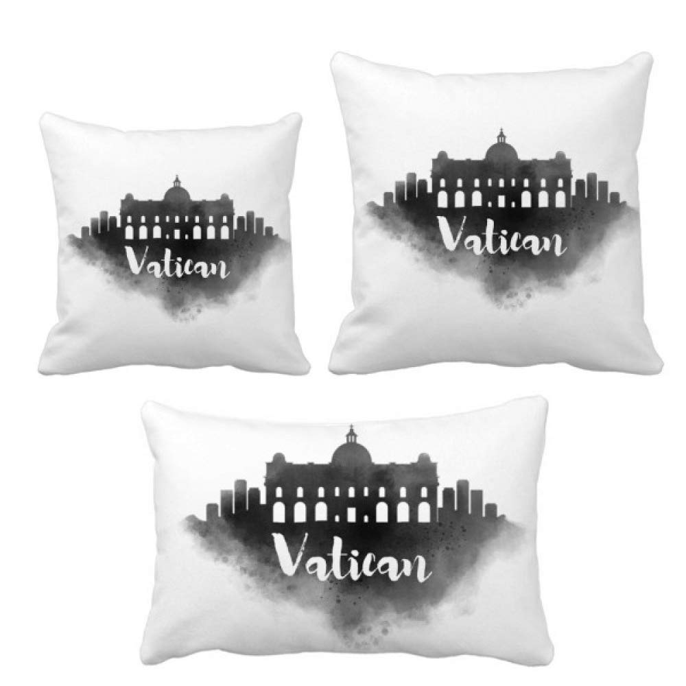 Housse de coussin Vatican Italie motif ville pour cocooning au salon
