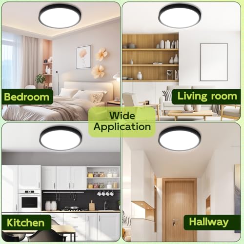 hykolity 9 Inch Selectable CCT LED Round Flat Panel Light,1800LM,2 Pack by hykolity - Used condition - Image 8