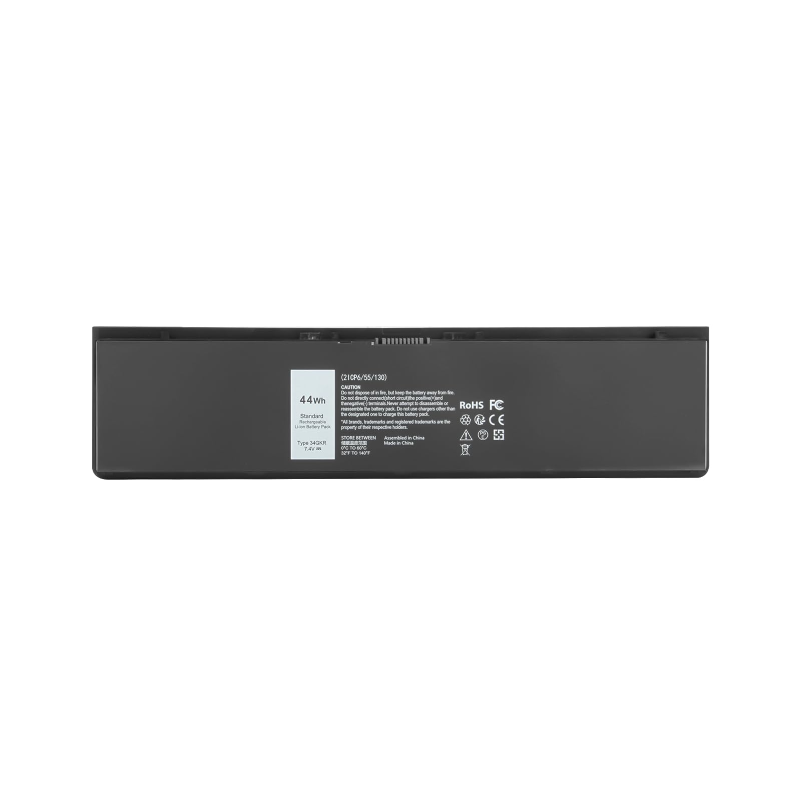 Batterie Exmate Dell Latitude E7440 cellules haute durabilité - 8