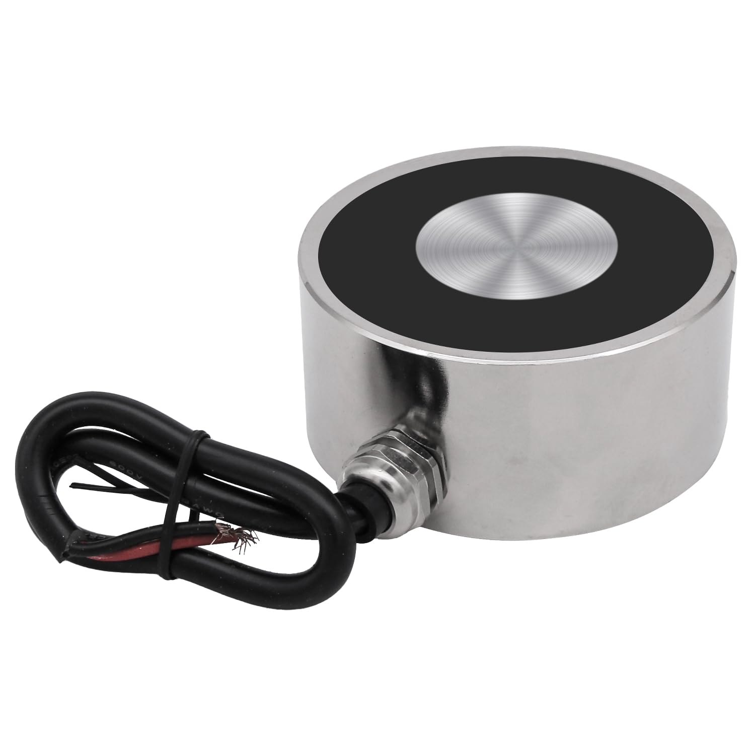 DC 24V 1000N 220LB/100Kg Electroimán de Elevación Electroimán de Succión, 80 x 38mm