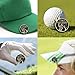 GEYGIE The Golf Father Black Gold Golf Ball Marker with Magnetic Hat Clip, Golf Accessories for Men Women, Golf Gift for Men Women Golfer, Birthday Retirement Gift for Dad Grandpa Golf Fan(B)