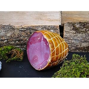 1/2 Gerookte Ham Savoy Varkensvlees “Noix de Jambon” – Varkensham ca. 350g (rechtstreeks uit Franse Alpen)