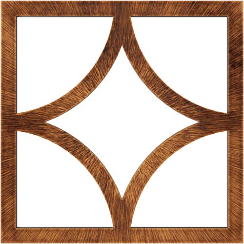 Ekena Millwork CMPP40X40STACO Statesman Architectural Grade PVC Pierced, Antiqued Copper Urethane Ceiling Medallions 40"OD x 25 5/8"ID x 1"P
